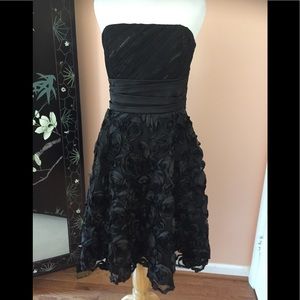 WHBM~Stunning Strapless Fit & Flare Cocktail Dress